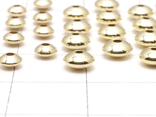 [K14 Yellow Gold]Roundel [3.5mm][4.5mm]2pcs