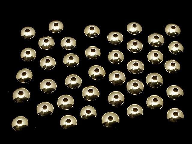 [K14 Yellow Gold]Rondelle [3.5mm][4.5mm]2pcs