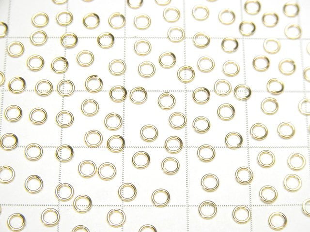 14KGF Jump Ring  0.4x3mm 20pcs