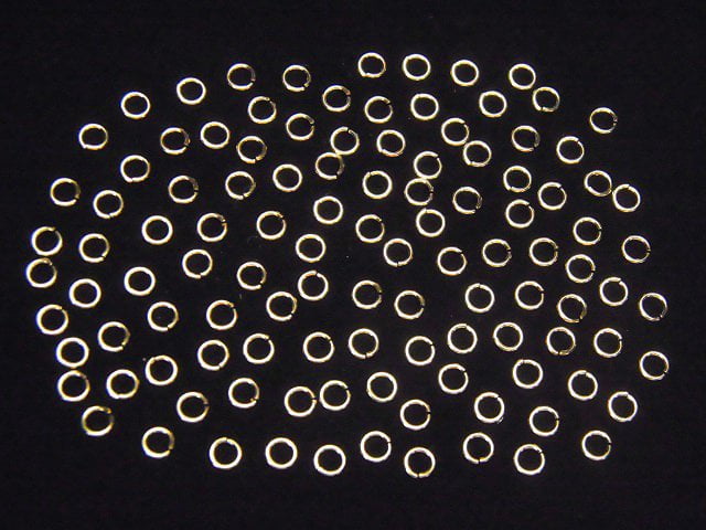 14KGF Jump Ring  0.4x3mm 20pcs