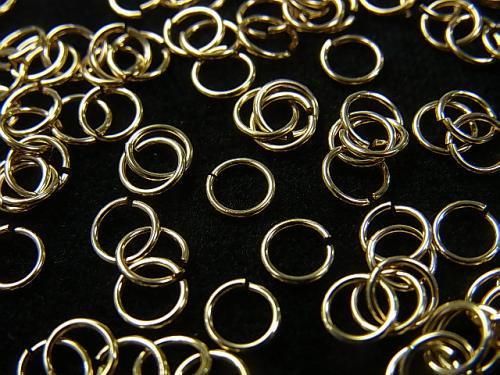 14KGF Gauge 0.6mm  Jump Ring  10pcs