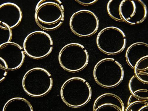 Sizes can be selected! 14KGF Gauge 0.9mm Jump Ring 5pcs