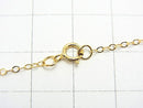 14KGF Flat Cable Chain 1.5mm [40cm][45cm][50cm][60cm][75cm] Necklace 1pc