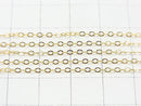 14KGF Flat Cable Chain 1.5mm [40cm][45cm][50cm][60cm][75cm] Necklace 1pc