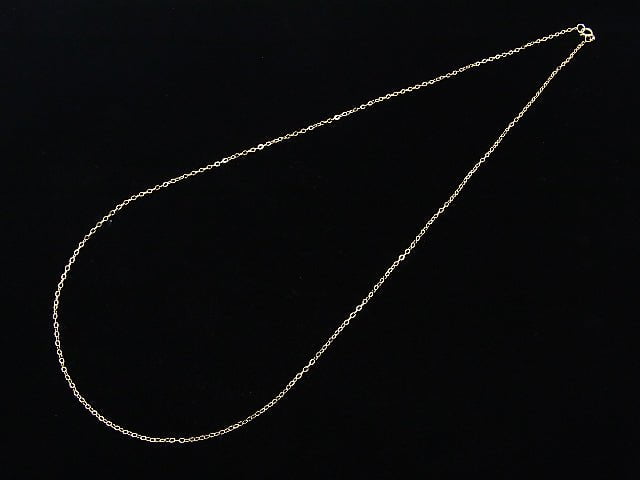 14KGF Flat Cable Chain 1.5mm [40cm][45cm][50cm][60cm][75cm] Necklace 1pc