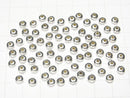 Silver925  Rondelle  3mm,4mm,5mm No coating  10pcs