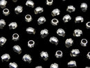 Silver925  Faceted Round 2.5mm  No coating  20pcs