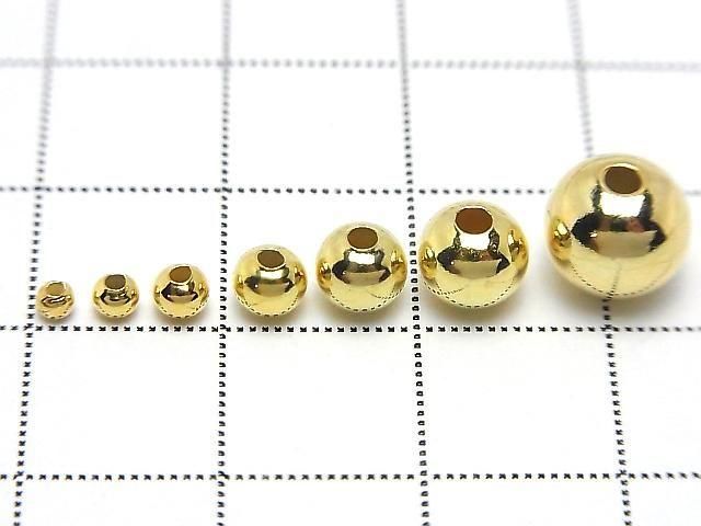 Silver925  Round 2mm,2.5mm,3mm,4mm,5mm,6mm,8mm 18KGP 3pcs -