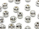 Silver925  Round 2mm,2.5mm,3mm,4mm,6mm,8mm Rhodium Plated  3pcs -
