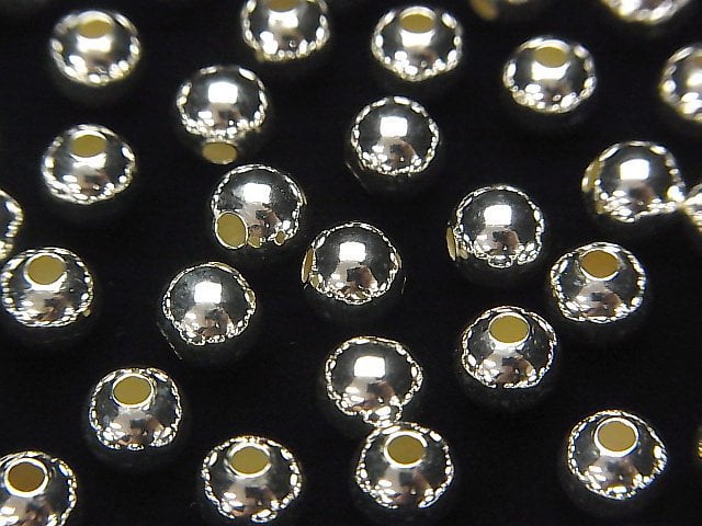 Silver925  Round 2mm,2.5mm,3mm,4mm,5mm,6mm,8mm No coating  3pcs -