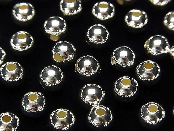 Silver925  Round 2mm,2.5mm,3mm,4mm,5mm,6mm,8mm No coating  3pcs -