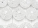 Cracked Crystal Round 20mm NO.2 (more cracked) 1/4 or 1strand beads (aprx.15inch/36cm)