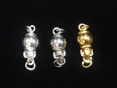 Silver925  Clasp  16x6x6mm [No coating ][Rhodium Plated ][18KGP] 1pc