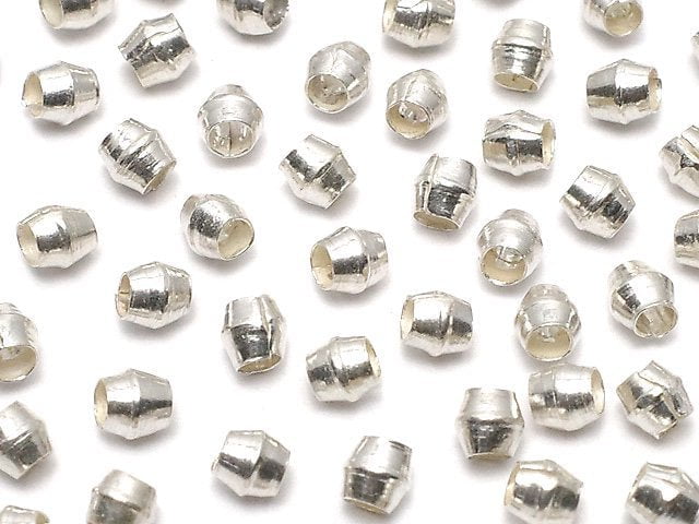 Karen Silver Roundel (Tube) 3x2.5x2.5mm 10pcs