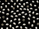 Karen Silver Rondelle (Tube) 3x2.5x2.5mm 10pcs