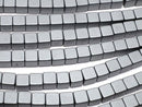Frosted Hematite Cube 4x4x4mm 1strand beads (aprx.15inch/38cm)
