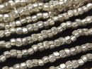 Karen Silver Ornament Rondelle 3.5x3x2.5mm 1/8 or 1strand beads (aprx.15inch/38cm)