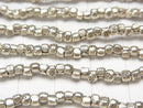 Karen Silver Ornament Rondelle 3.5x3x2.5mm 1/8 or 1strand beads (aprx.15inch/38cm)