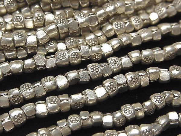Karen Hill Tribe, Roundel, Silver Metal Beads & Findings