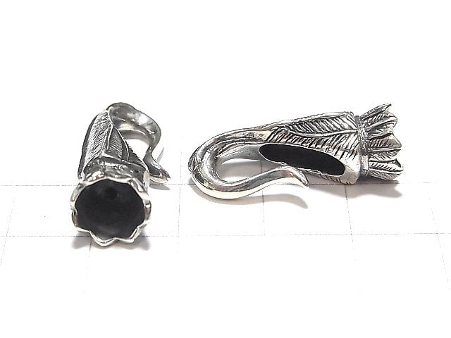 1pair $24.99! Silver925 Design Hook & Connector 17 x 10 mm