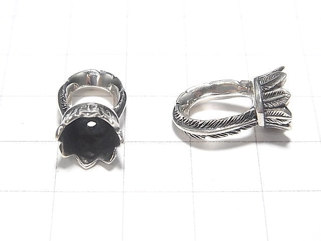 1pair $24.99! Silver925 Design Hook & Connector 17 x 10 mm