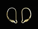14KGF Pierced Earrings French Hook (Changeable) 16x10mm 1pair