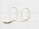 14KGF Pierced Earrings French Hook (Changeable) 16x10mm 1pair