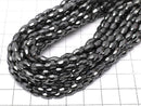 Magnetic! Hematite  Faceted Rice 6x4mm x4mm  1strand beads (aprx.15inch/38cm)