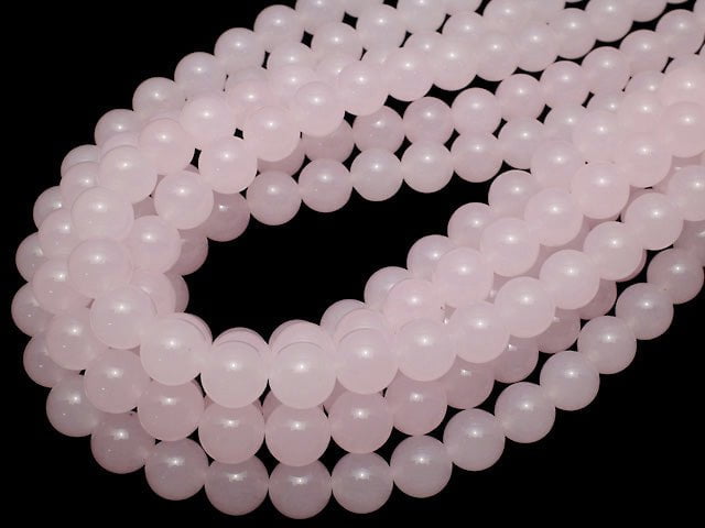 Light Pink Jade Round 12mm 1strand beads (aprx.15inch / 36cm)