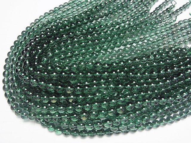 [Video] Green Quartz Round 8mm half or 1strand beads (aprx.15inch/38cm)