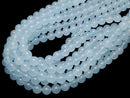 Light Blue Color Jade (Clear Type) Round 10mm 1strand beads (aprx.15inch / 37cm)
