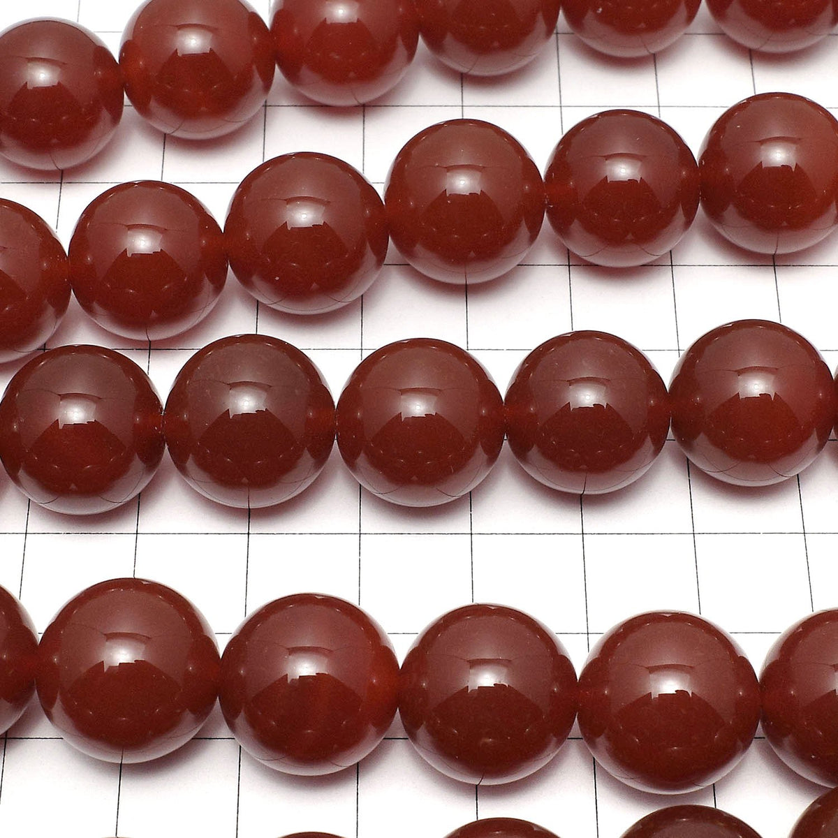 Red Agate AAA Round 16 mm half or 1strand beads (aprx.15 inch / 36 cm)