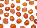 [Video] Carnelian AAA Oval Cabochon 12x10mm 5pcs