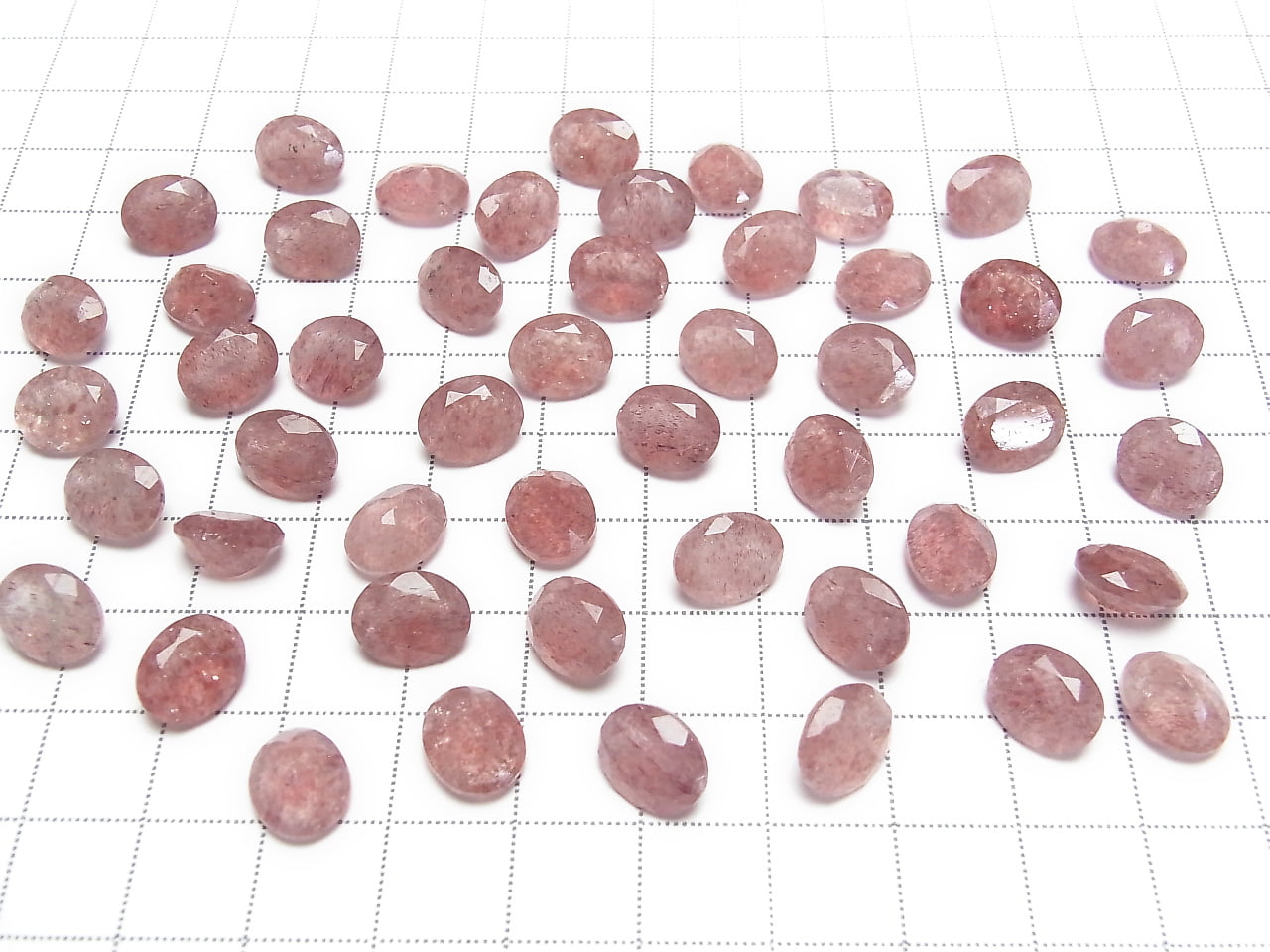 [影片] 高品質粉紅色符山石 AA++ 裸石 橢圓刻面 10x8mm 3件