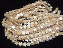 [Video] Mother of Pearl MOP Beige Star [6mm] [8mm] [10mm] [12mm] 1strand beads (aprx.15inch / 38cm)