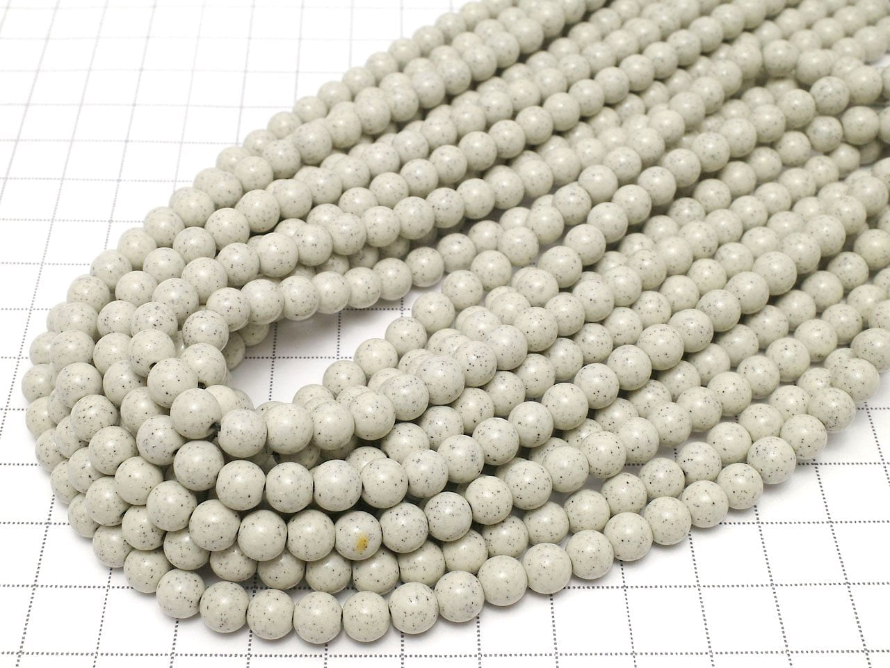 Taiwan Hokutolit Runde 6mm halbe oder 1 Strang Perlen (ca. 15 Zoll / 37 cm)