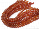 Carnelian AAA Round 8mm 1strand beads (aprx.15inch/36cm)