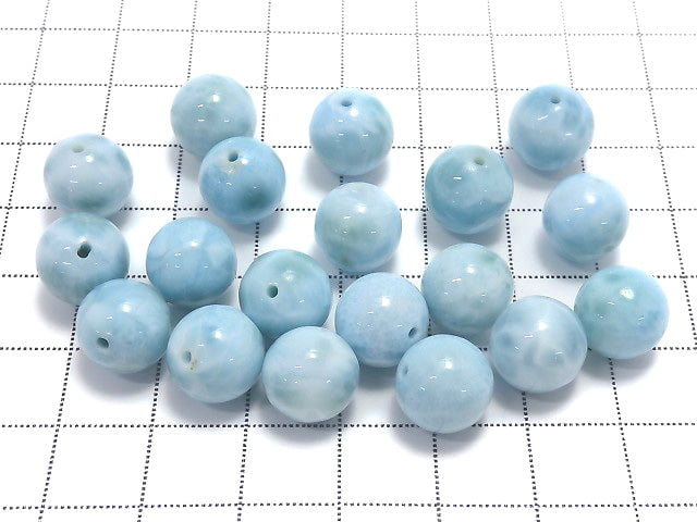 [Video] Larimar Pectolite AAA- Round 10mm 1pc