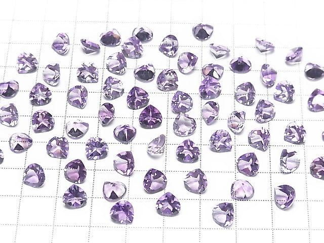 [Video]High Quality Amethyst AAA Loose stone Chestnut Faceted 7x7mm 5pcs