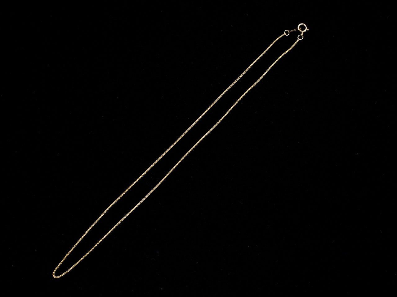 Chaîne en blé 14 carats 1,0 mm [40 cm][45 cm] Collier 1 pc