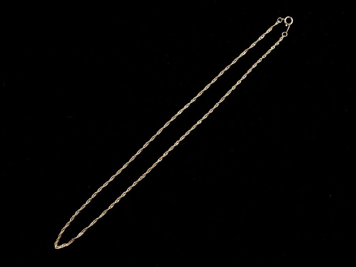 Chaîne Singapour 14 carats laminée or 1,8 mm [40 cm] Collier 1 pièce