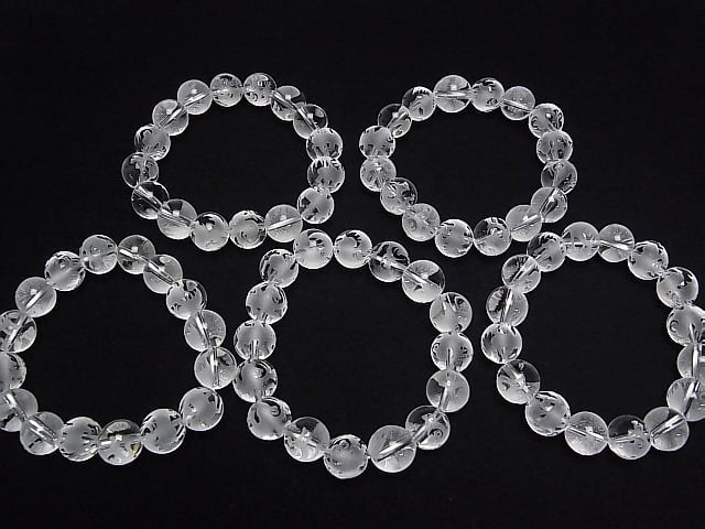 [Video] Chimera's Carved! Crystal AAA Round 10mm,12mm,14mm Half chain/Bracelet