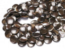 [Video] Mother of Pearl MOP Brown Coin 20x20x6mm half or 1strand beads (aprx.14inch / 34cm)
