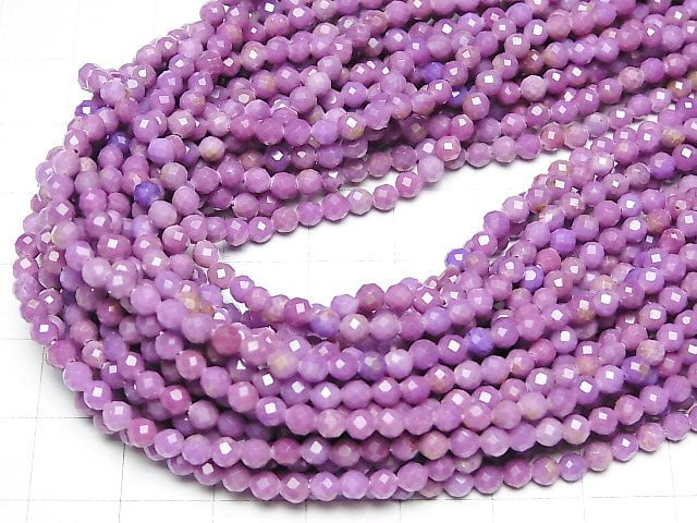 High Quality!  Phosphosiderite AA+ Faceted Round 3mm  1strand beads (aprx.15inch/37cm)