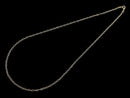 14KGF Flat Long Cable Chain 1.7mm [40cm][45cm][50cm] Necklace 1pc