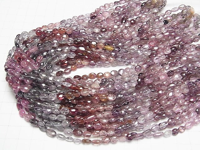 [Video]High Quality Multicolor Spinel AAA- Nugget half or 1strand beads (aprx.15inch/38cm)