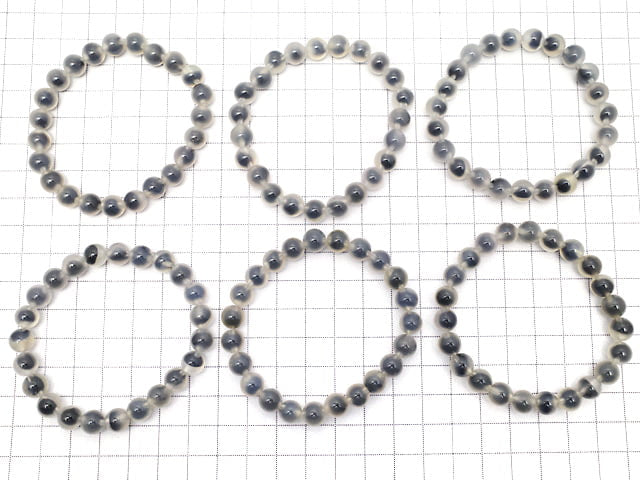 [Video] Tapioca Agate (Gobi Agate) Round 8mm Bracelet
