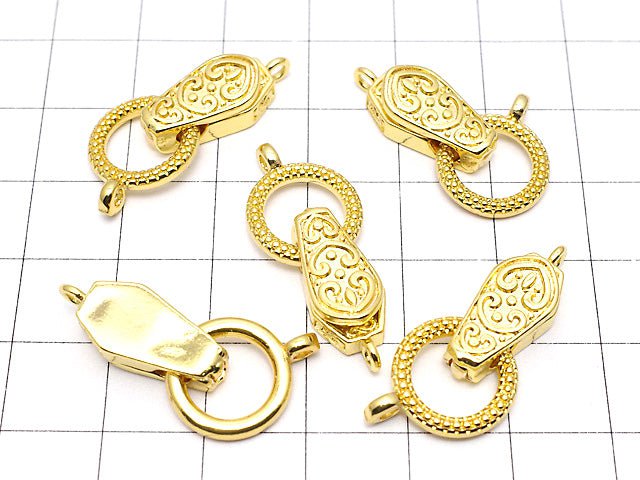 Metal Parts clasp gold color with magnetic magnet 2pcs $4.79!