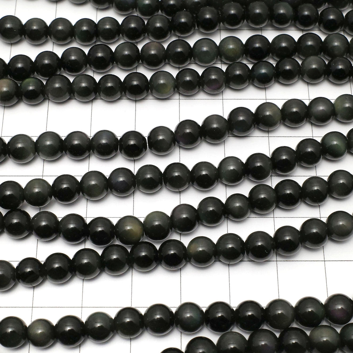Rainbow Obsidian AAA Round 6mm 1strand beads (aprx.15inch / 36cm)