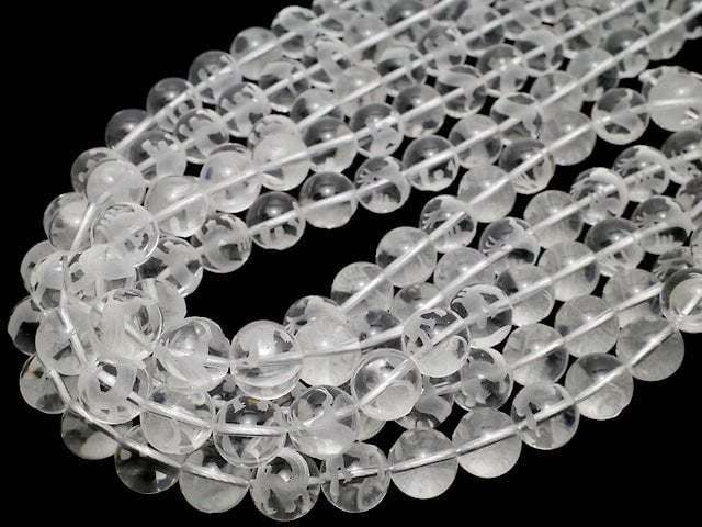 [Video] KIRIN Carving! Crystal AAA Round 10, 12, 14, 16mm half or 1strand